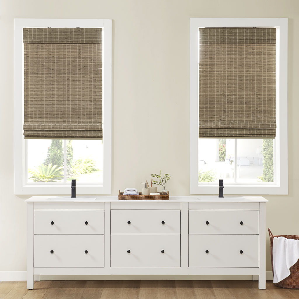 Eastfield - 27" Light Filtering Roman Shade - Natural Ash