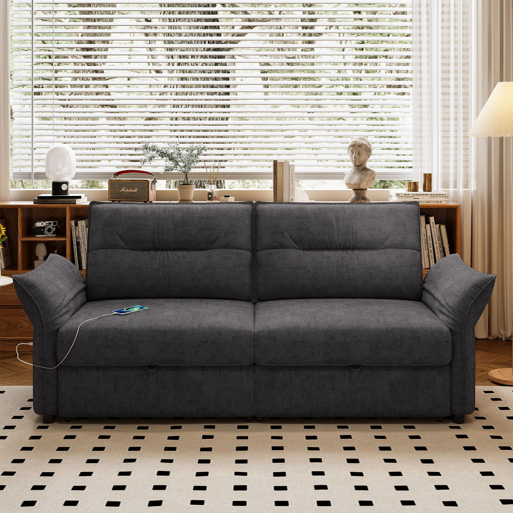 Sofa Bed With Convertible Design, Living Room Furniture