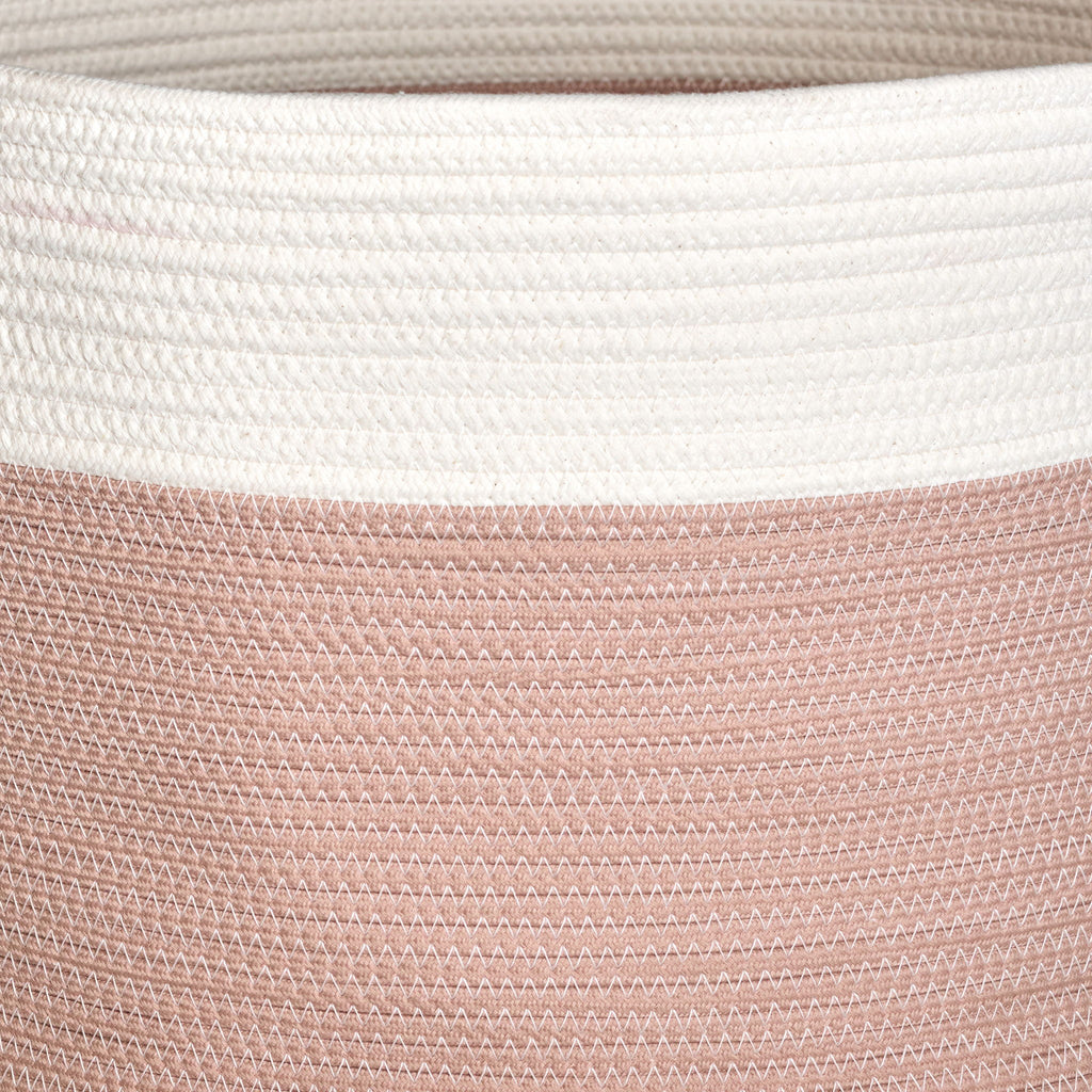 Francis - Cotton Round Laundry And Storage Basket