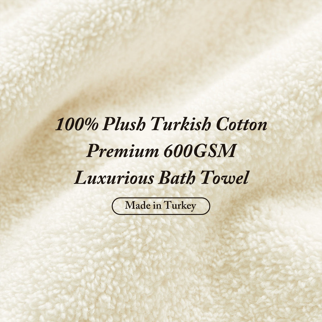 Turkish Bath Sheet 2 Piece Set - Natural