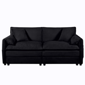 Modern Oversized Loveseat Sofa With Deep Seat And Diy Combination