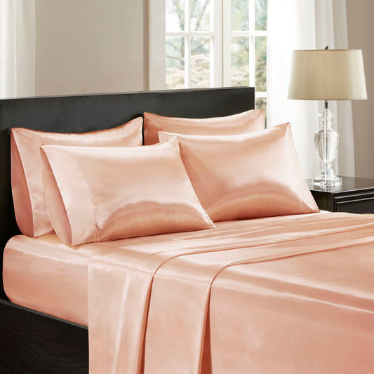 Wrinkle-Free Luxurious 6-Piece Sheet Set - Blush