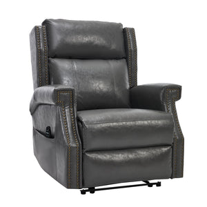 Manual Recliner Chair With Heavy Duty Motion Mechanism, 8 Vibrating Nodes And 3 Massage Modes For Living Room