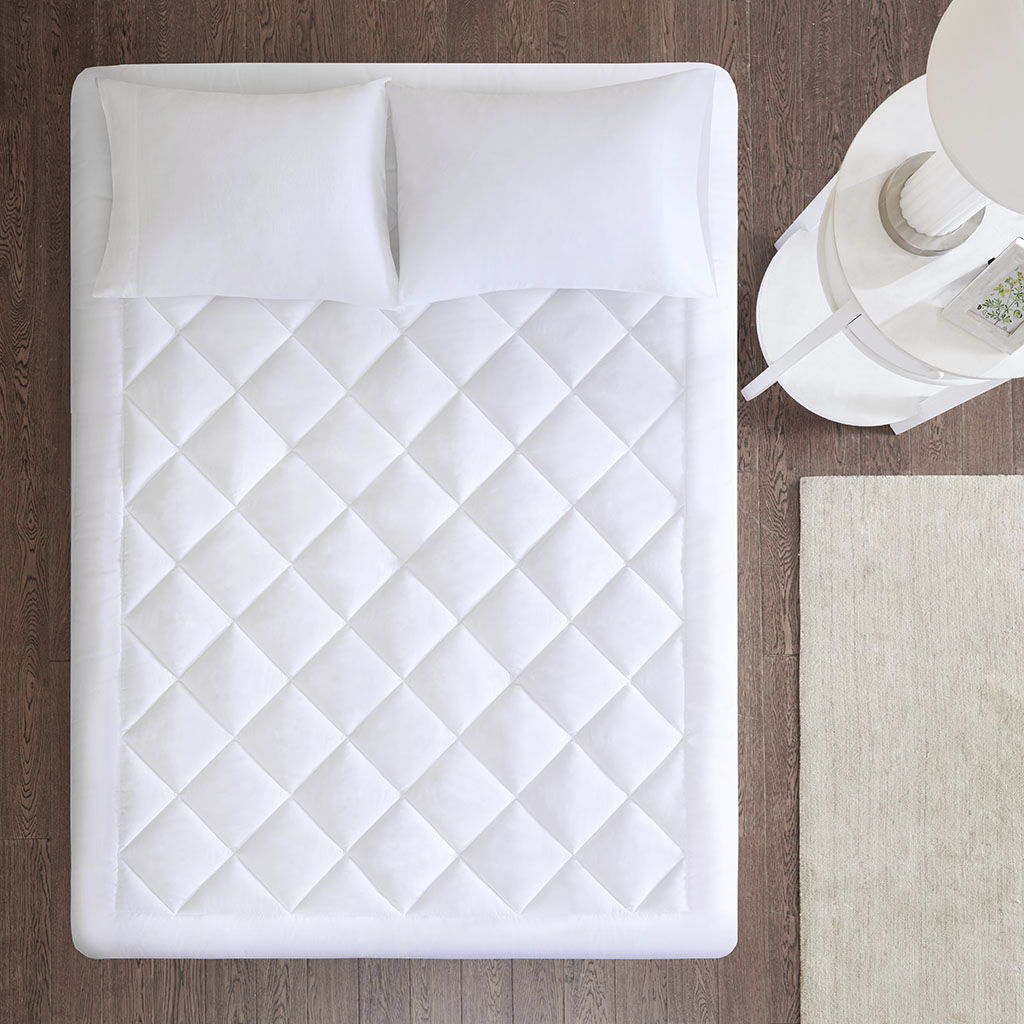 Serenity - Twin Waterproof 3M Scotchgard Moisture Treatment Mattress Protector Pad - White