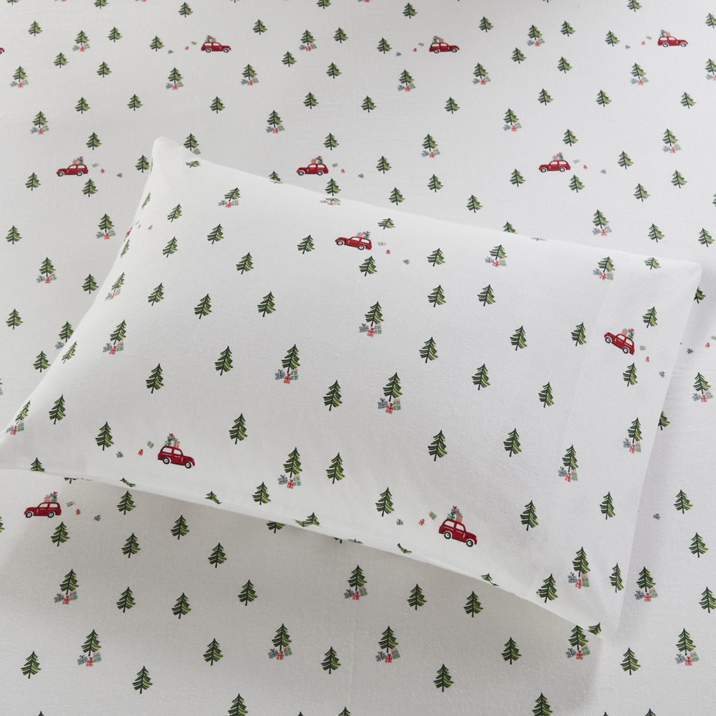 Cotton Flannel - Sheet Set - Green