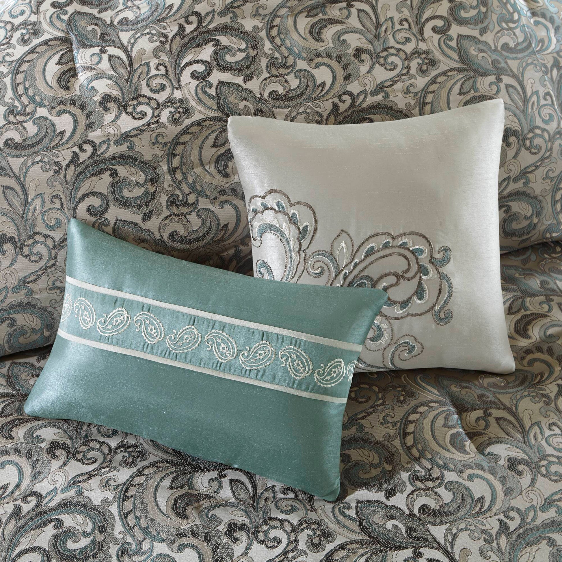 Brystol - California King 24 Piece Room In A Bag - Teal