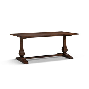 Whitmore - Trestle Dining Table - Dark Brown