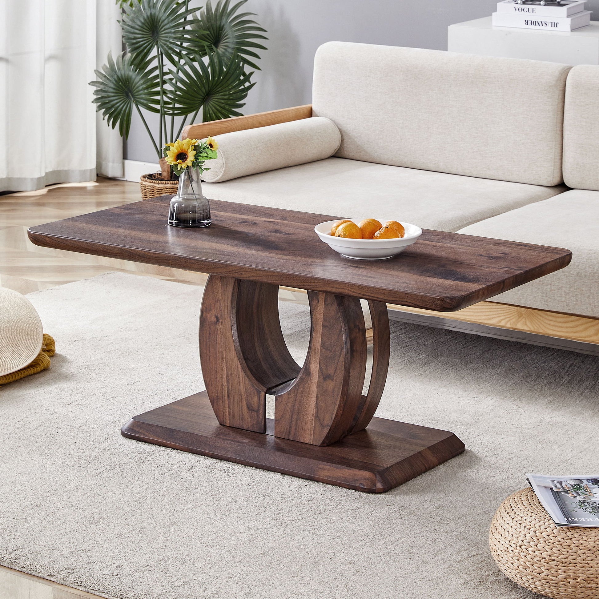 Modern, Minimalist Rectangular Coffee Table