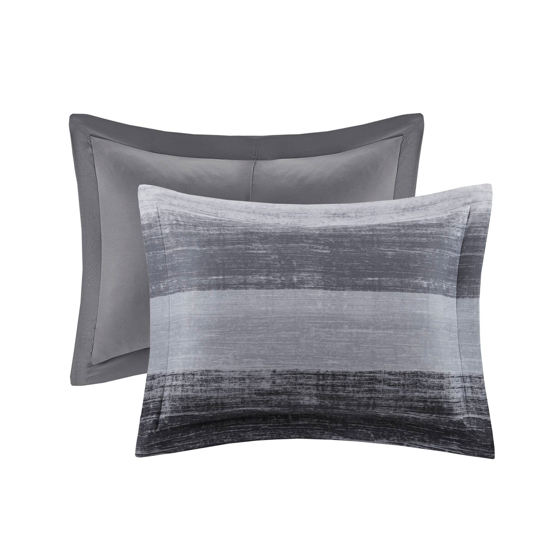 Saben - Twin 7 Piece Comforter Set With Bed Sheets - Black