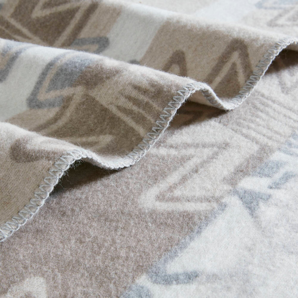 Alberta - Blend Blanket Cotton - Neutral Aztec