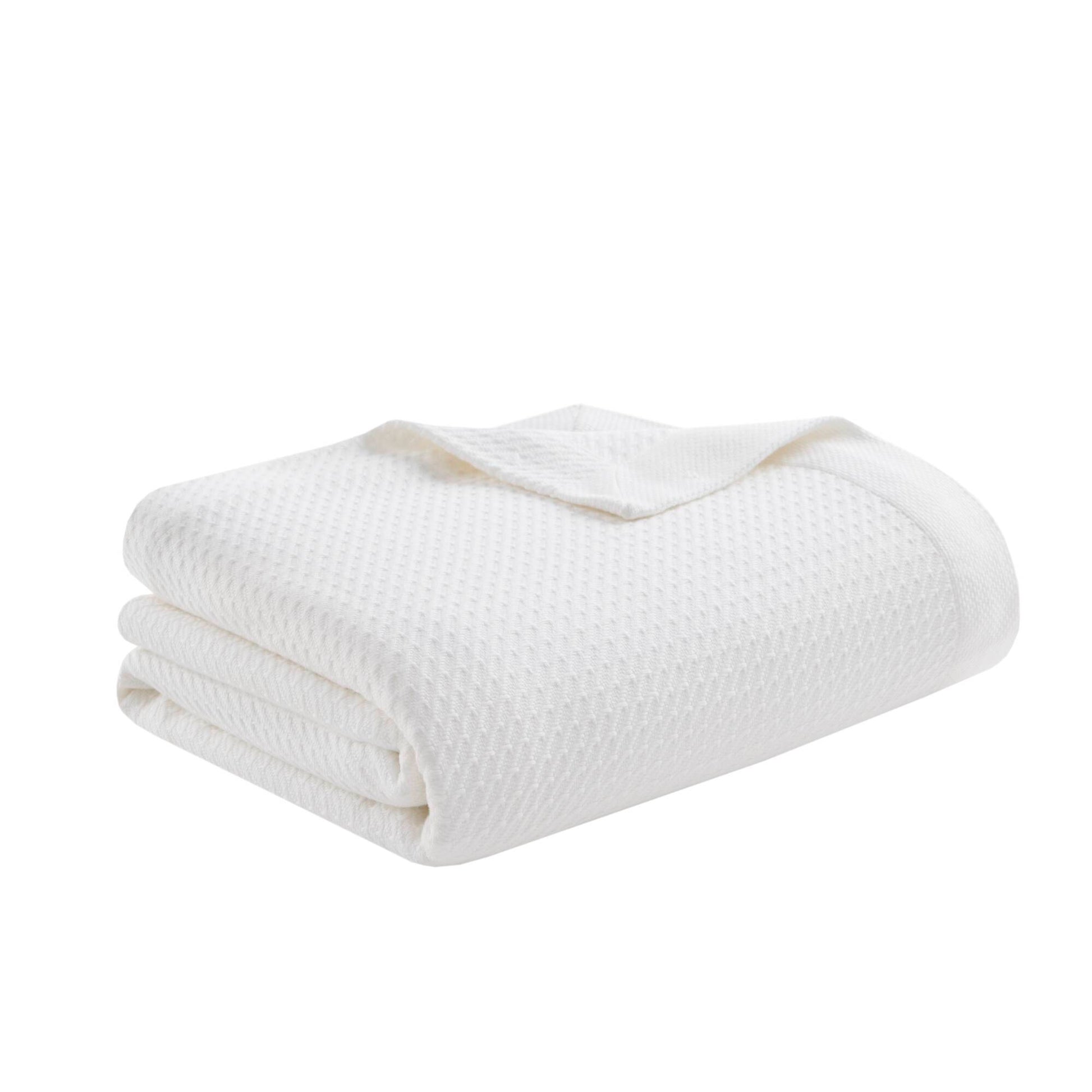 Egyptian Cotton - Twin Blanket - White