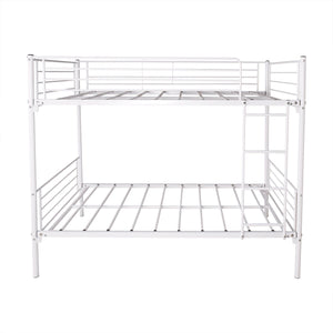 Space Saving Bunk Bed With Metal Frame And Ladder