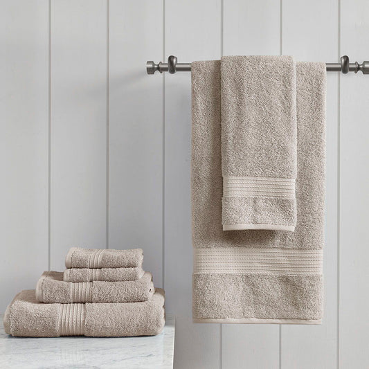 Organic - 6 Piece Towel Set - Tan