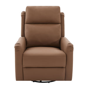 Manual Recliner Swivel Rocking Chair With 8 Point Massage And Heating