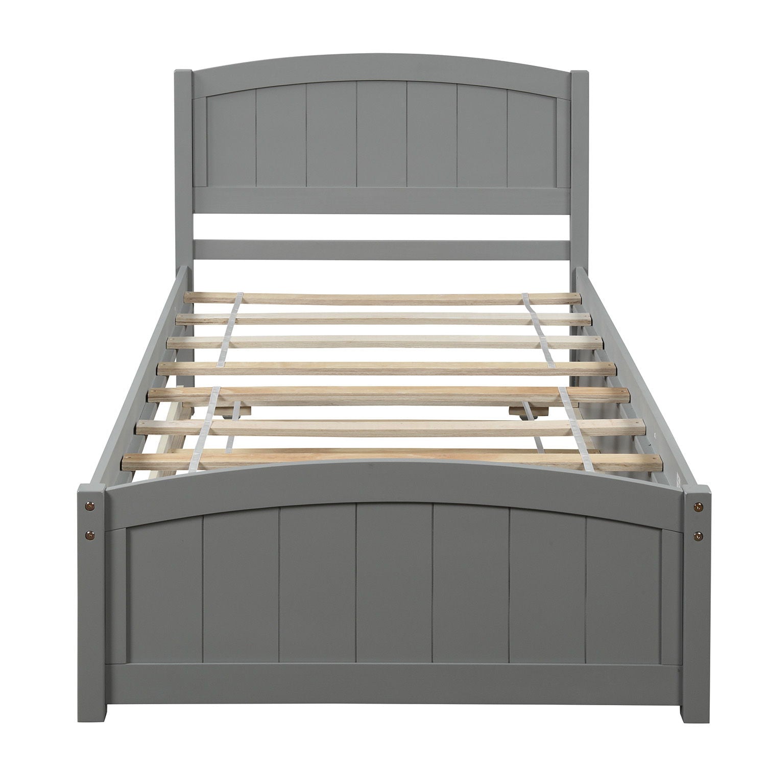 Platform Bed & Headboard, Footboard And Wood Slat Support