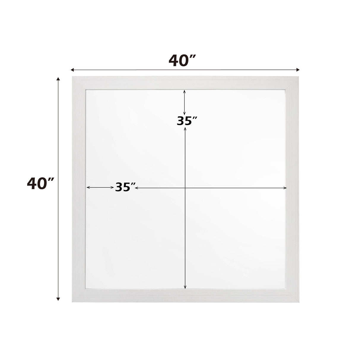 Casilda - Mirror - White