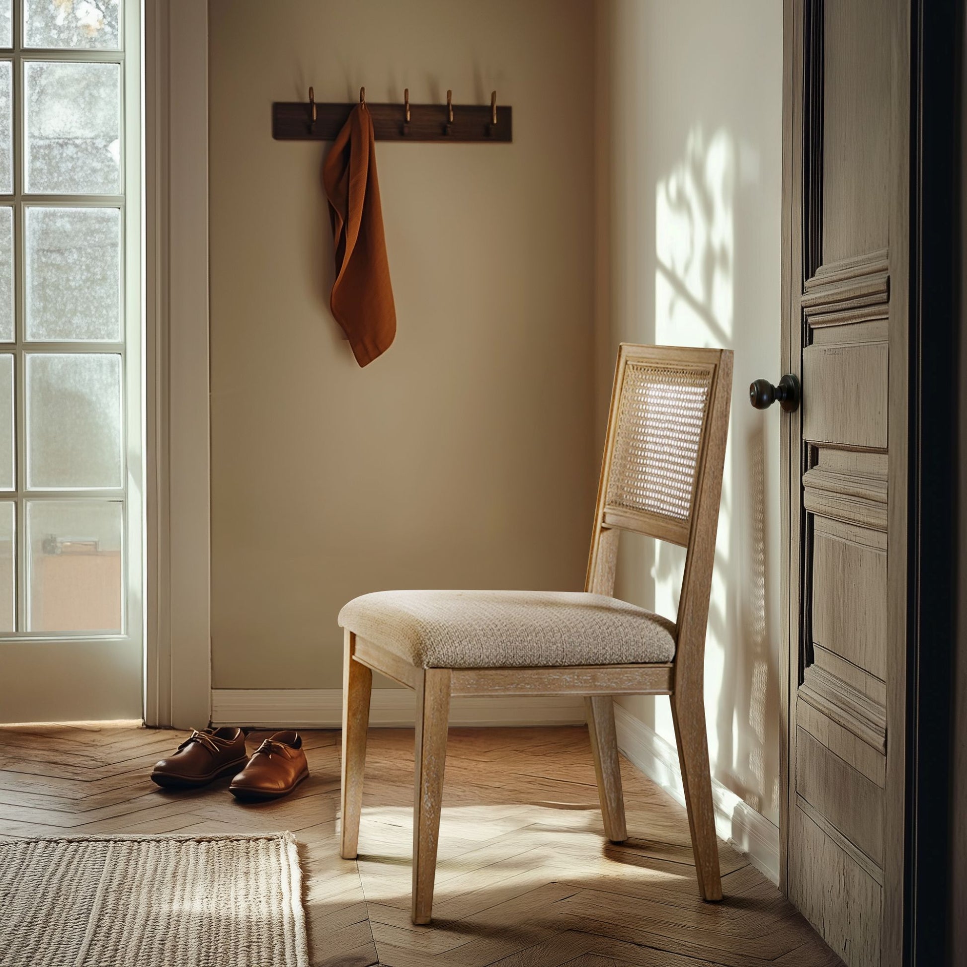 Kelly - Dining Side Chair (Set of 2) - Light Brown