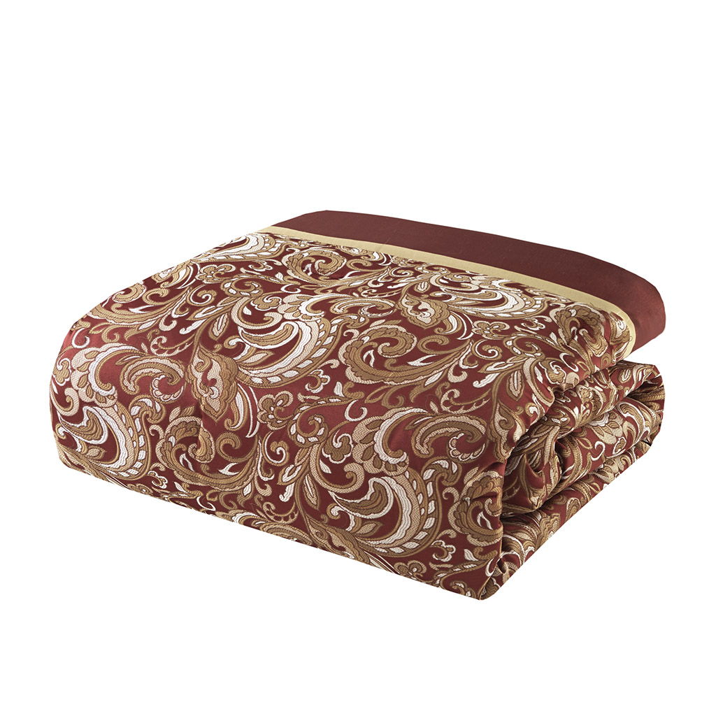 Brystol - California King 24 Piece Room In A Bag - Red