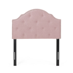 Flanner - Contemporary Fabric Upholstered Twin Headboard - Blush