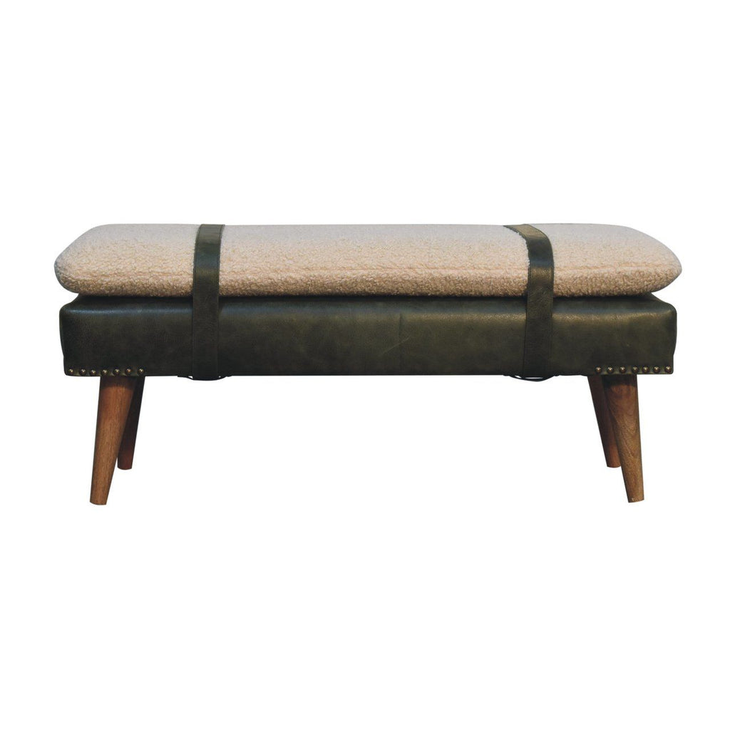 Buffalo - Hide Leather Bench