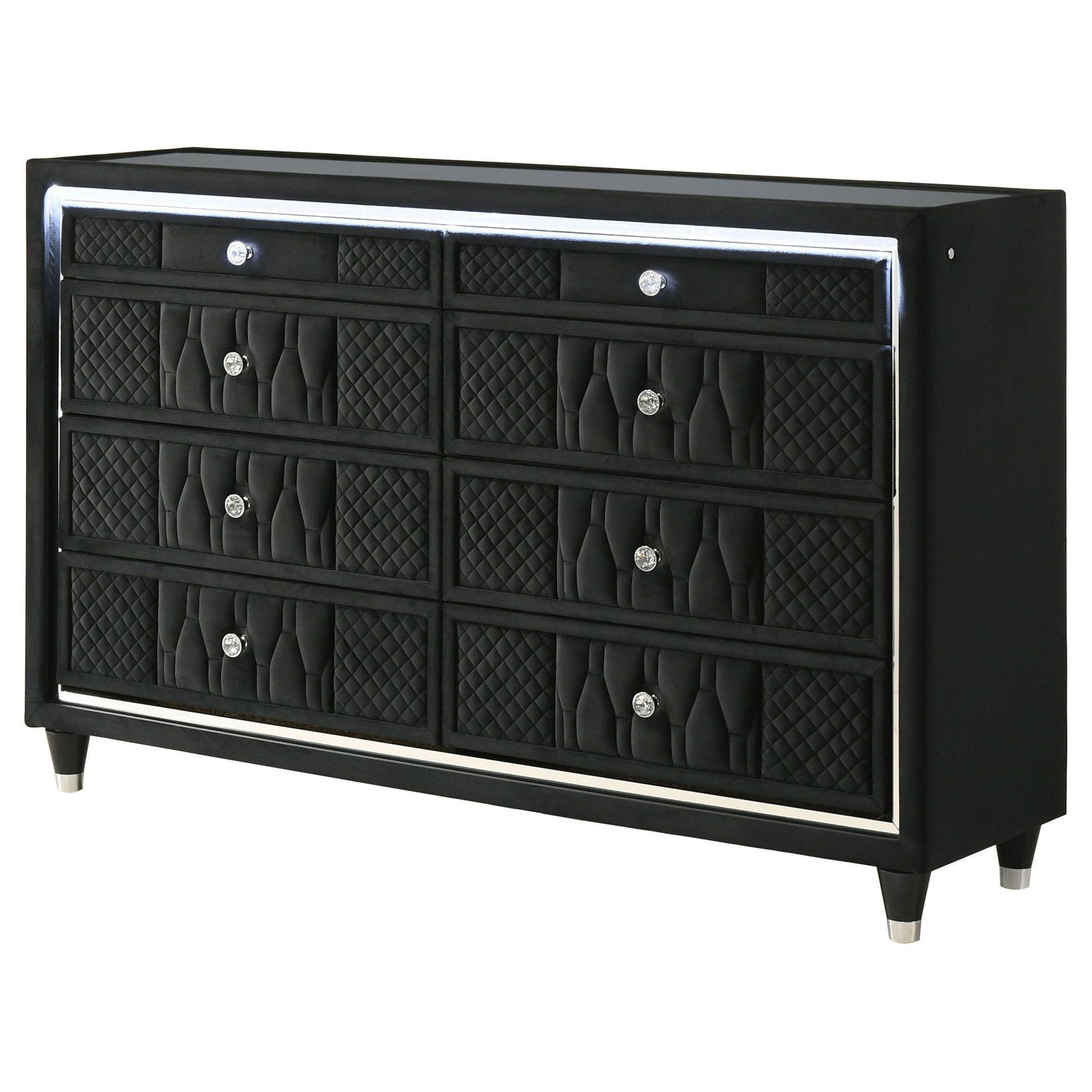 Mika - 8 Drawer LED Dresser