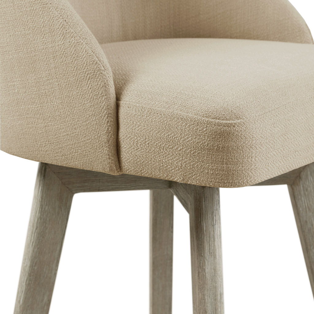 Pearce - Bar Stool With Swivel Seat - Sand