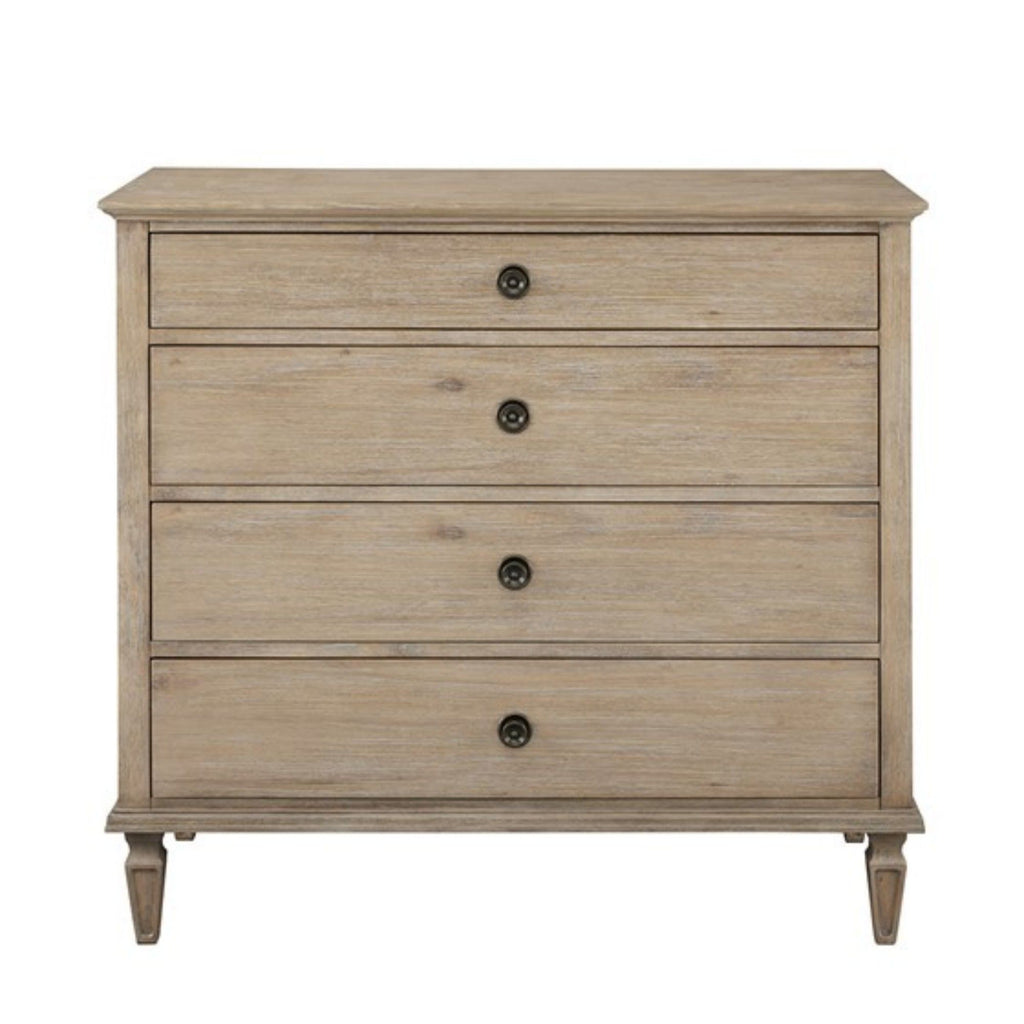 French Inspired Small Dresser - Wire Brushed Light Natural