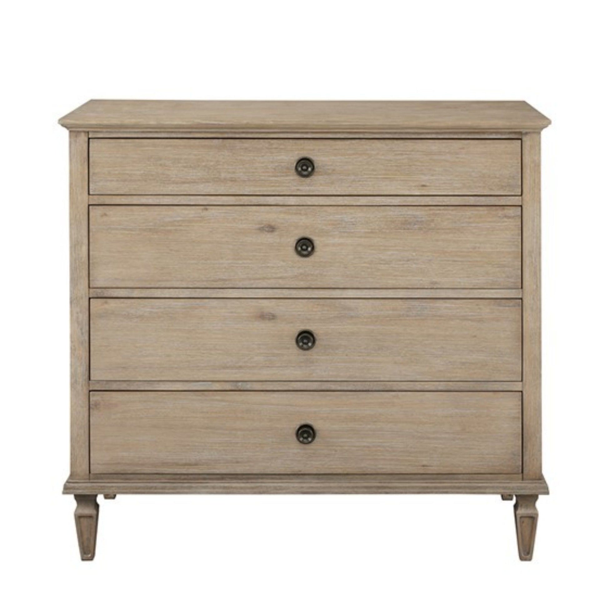 French Inspired Small Dresser - Wire Brushed Light Natural