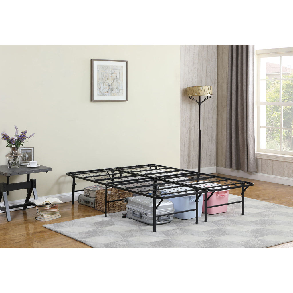 Andell - Eastern King Mattress Support Platform Bed - Black
