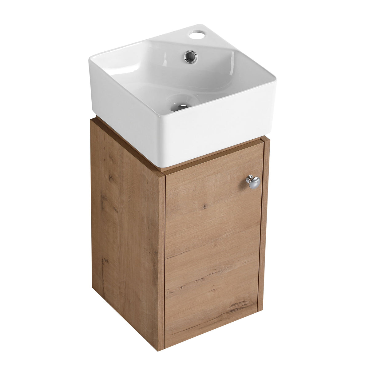 Wall Mounted Bathroom Vanity With Sink, Soft Close Door, Compact Design For Small Bathrooms