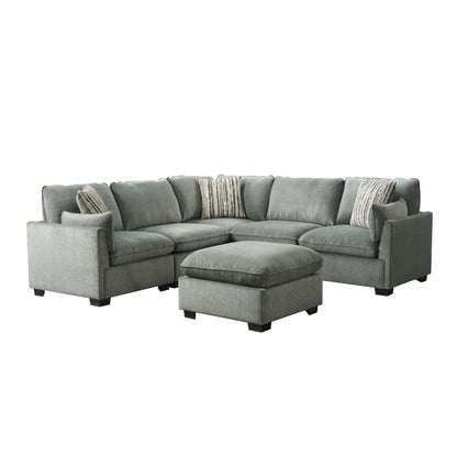 Deville - Modular Ottoman - Nova Grey