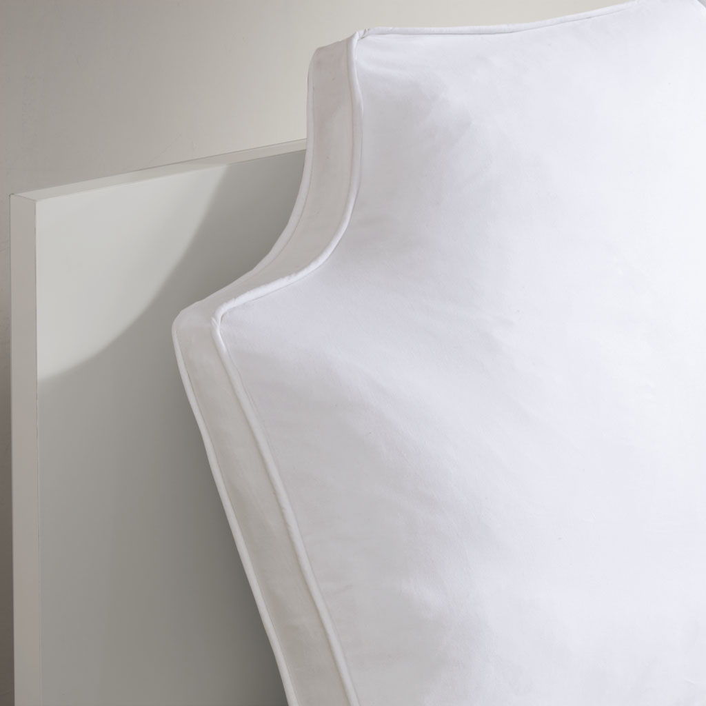 Oversized Headboard Canvas Pillow - White