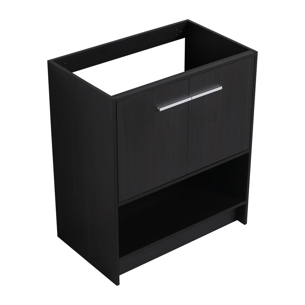 Modern Freestanding Bathroom Vanity With 2 Doors