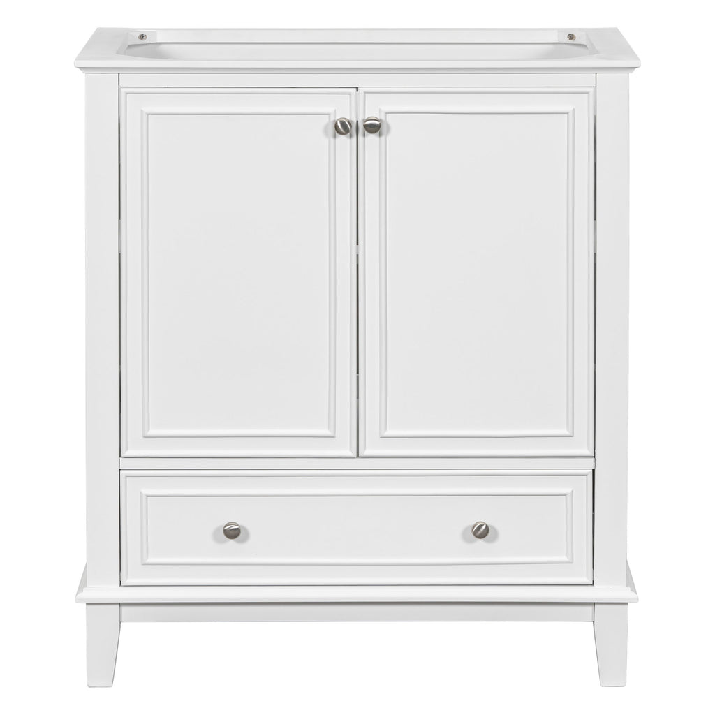 Modern Bathroom Vanity Base Only With Doors And Drawer