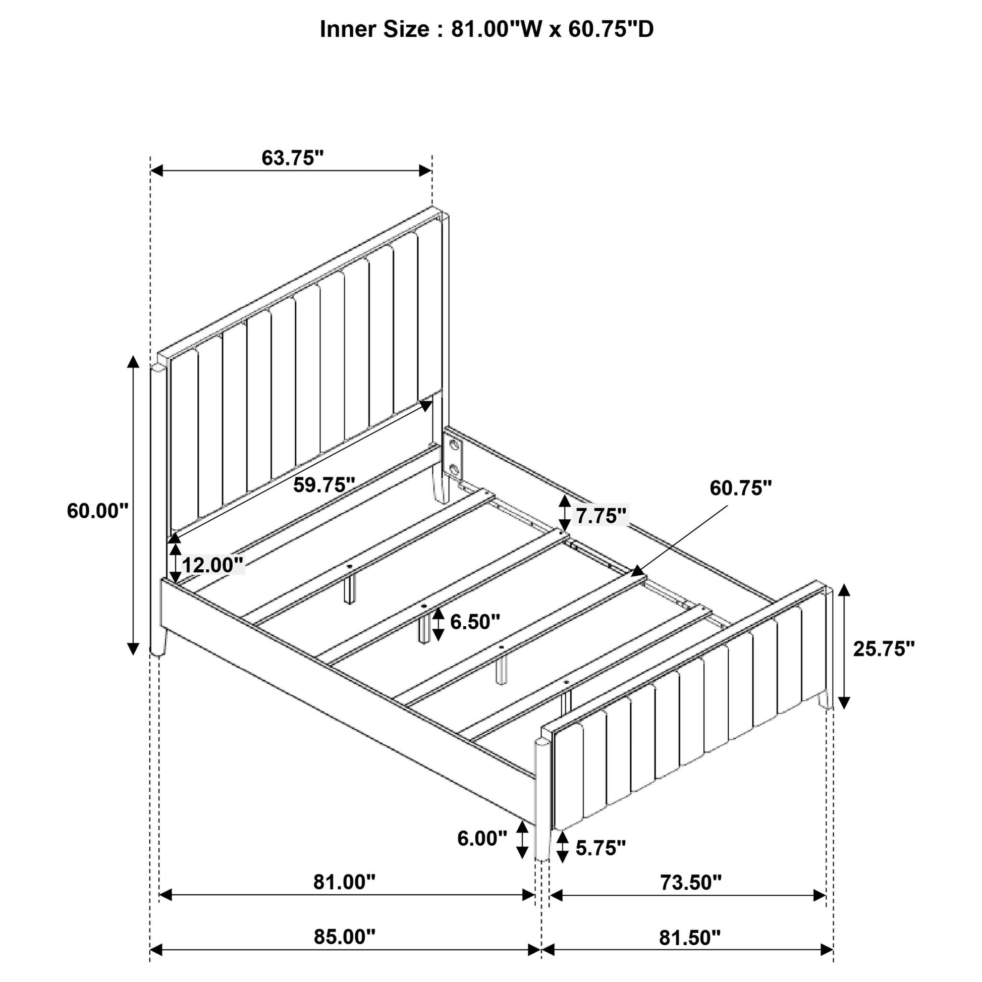 Ennis - Bedroom Set With Tufted Headboard