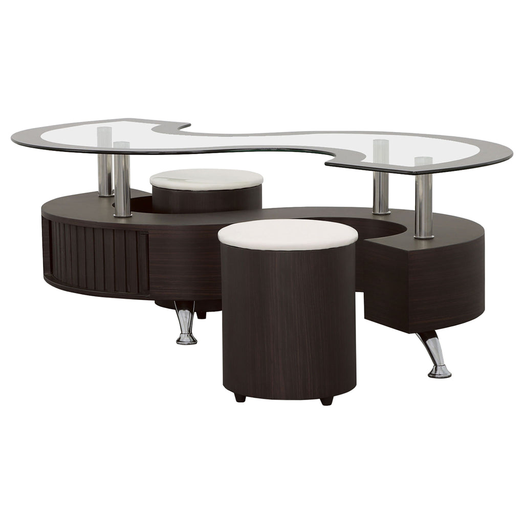 Marley - 3 Piece Coffee Table And Stools Set