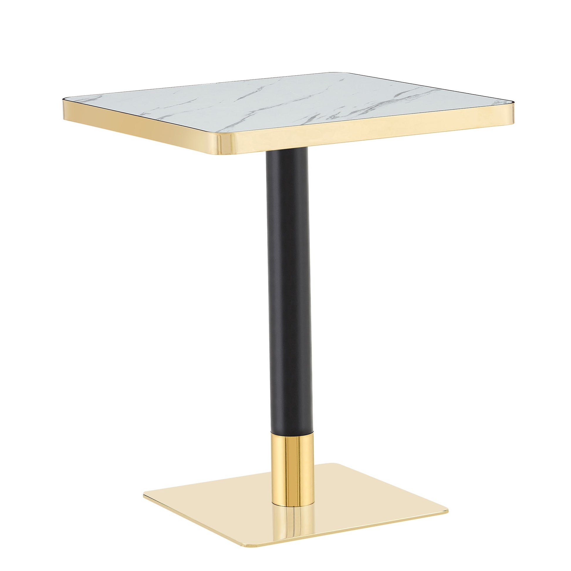 Square Small Kitchen Table With Pedestal Base