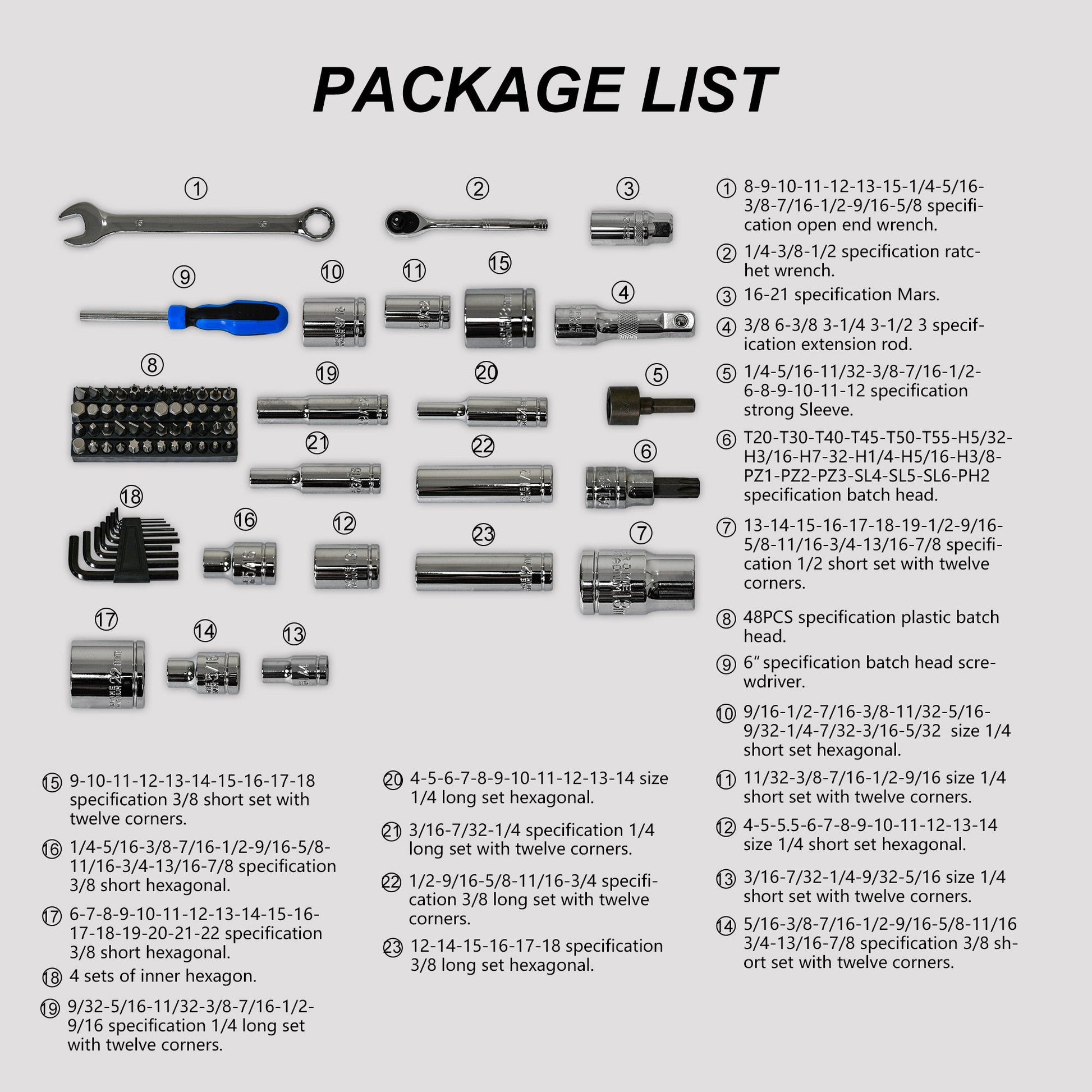 Tool Box With 266 Pieces Hand Tool Set - Black