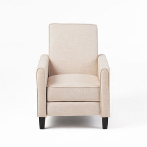 Upholstered Push Back Recliner Chair For Living Room