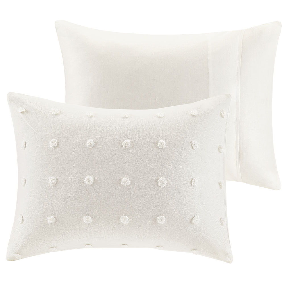 Brooklyn - King Comforter Set - Ivory