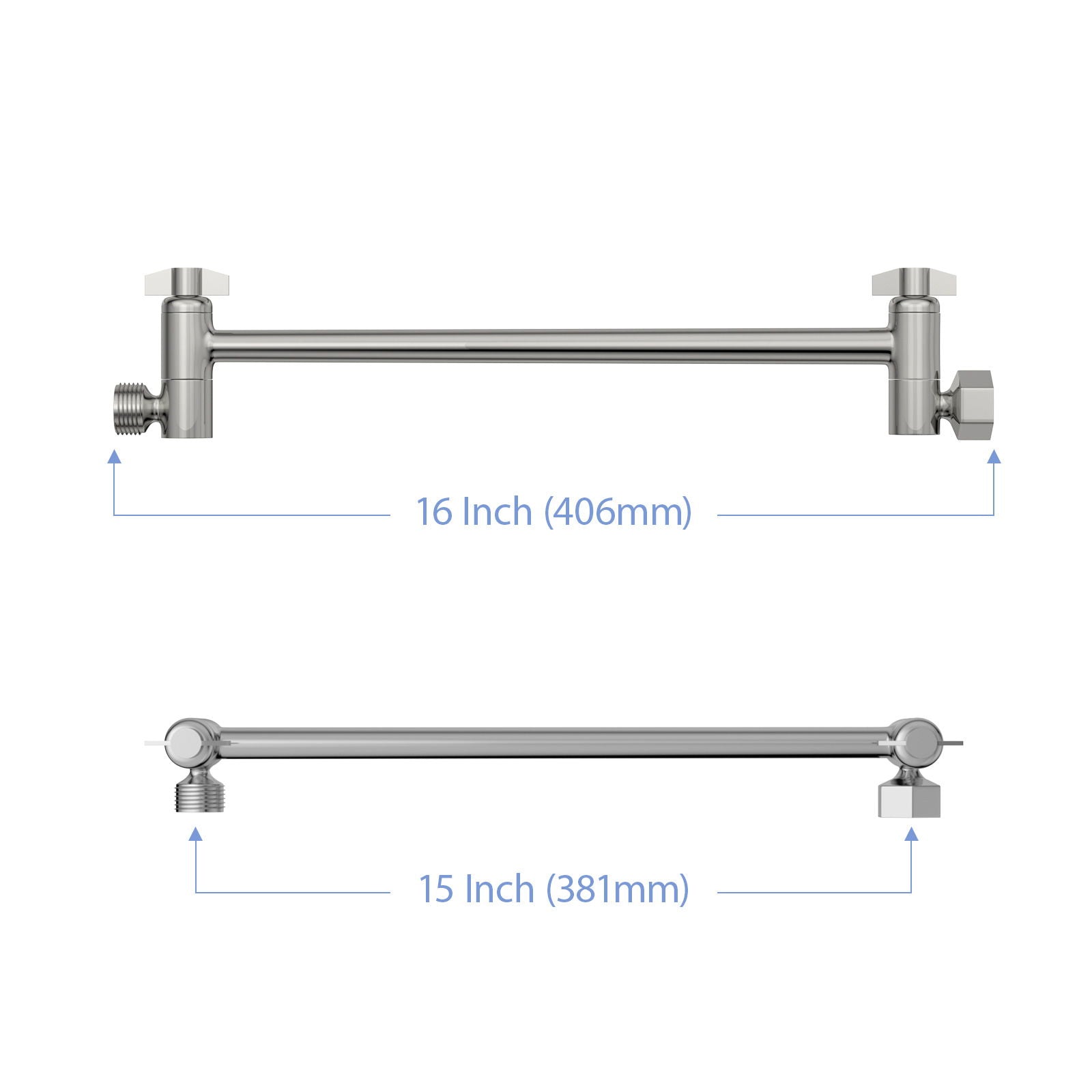 Sleek Design Stainless Steel Shower Arm Extension
