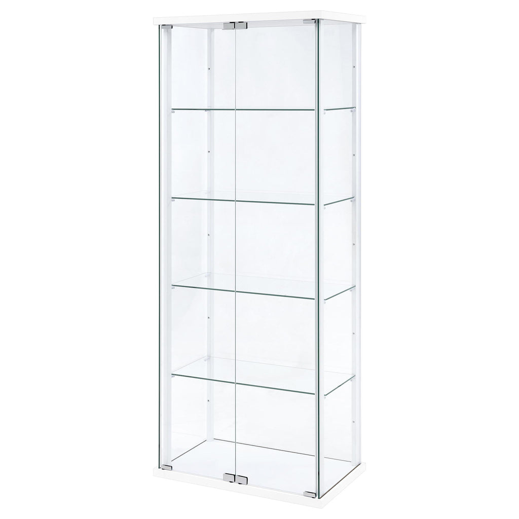 Hyacinth - 4 Shelf Curio Cabinet