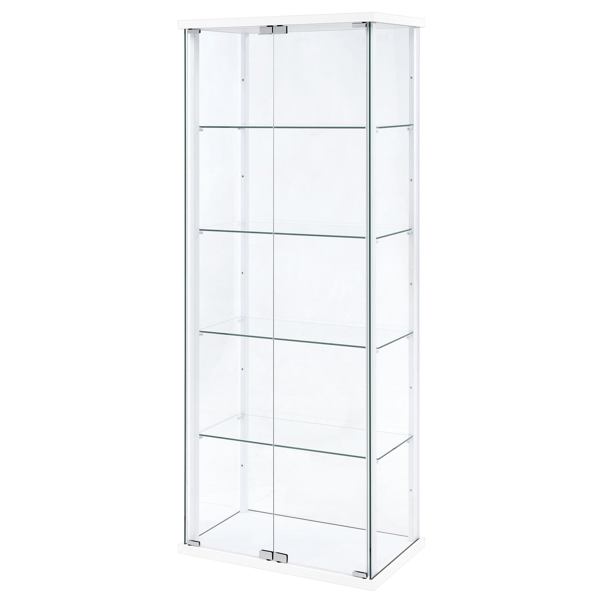 Hyacinth - 4 Shelf Curio Cabinet