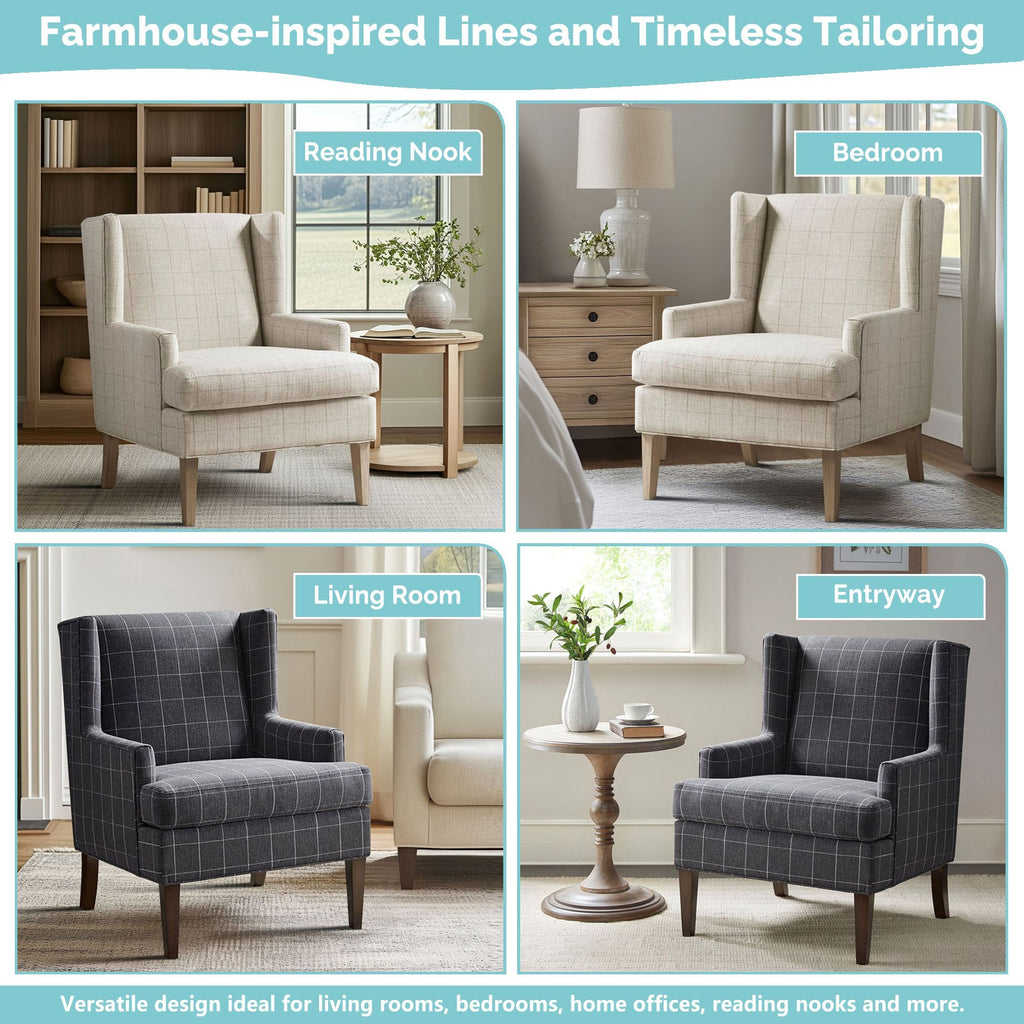 Decker - Accent Chair - Charcoal