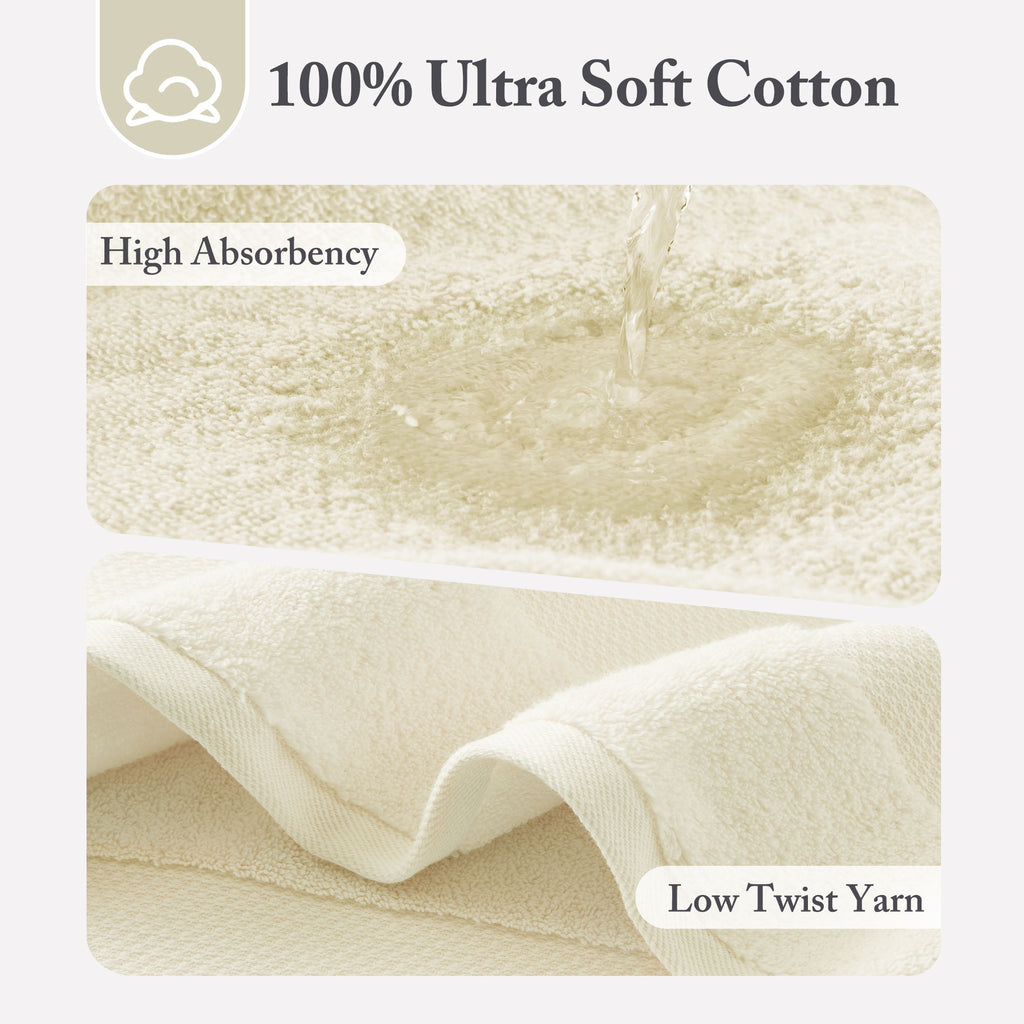 Turkish Bath Sheet 2 Piece Set - Natural