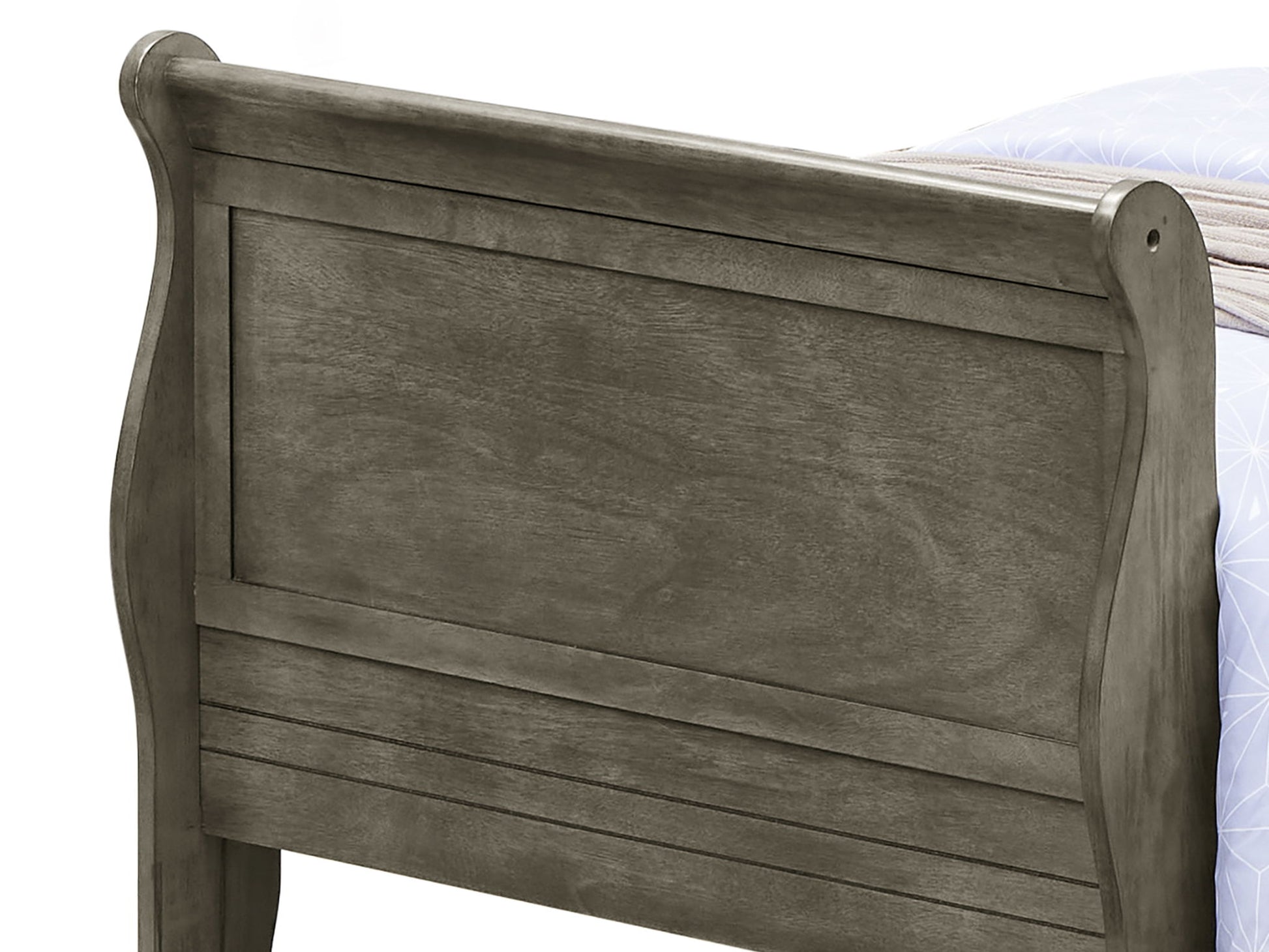 Panel Sleigh Bed