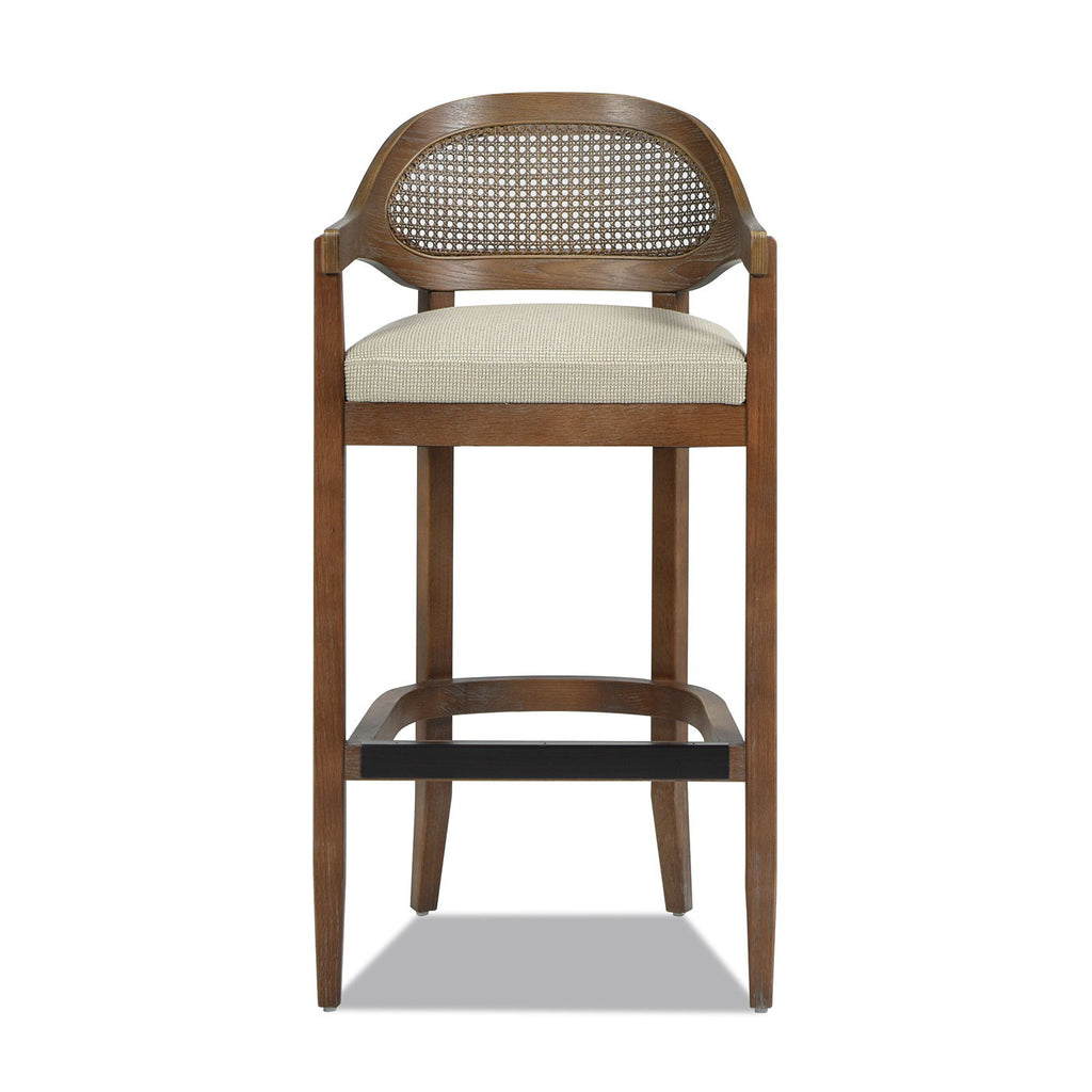 Americana - Mid-Century Modern Cane Back Counter Stool