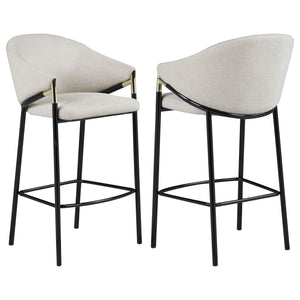 Sloped Arm Bar Stools (Set of 2)