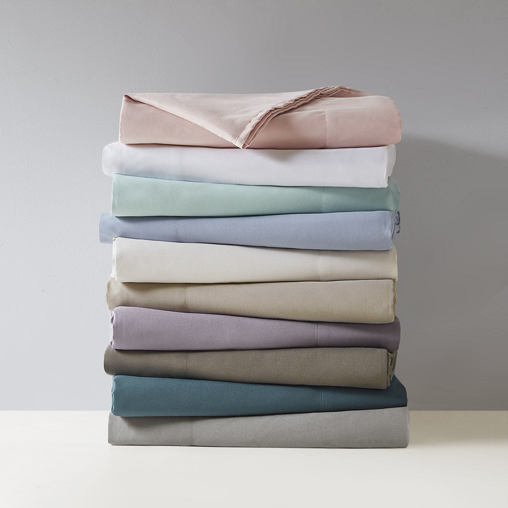 All Season Moisture Wicking Lightweight Sheet Set - White