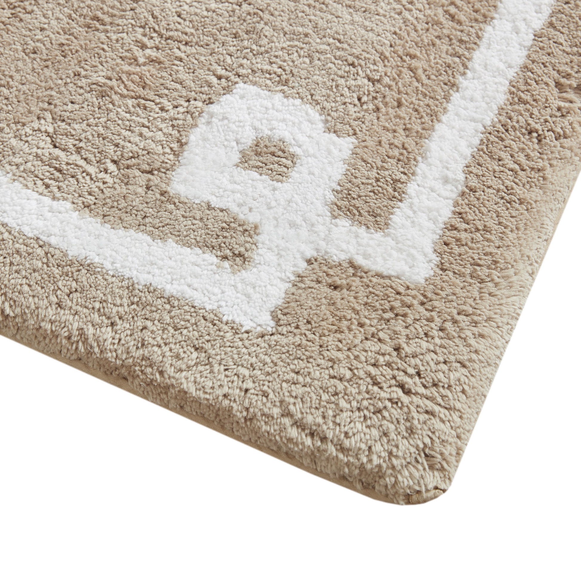Evan - 24" x 40" Tufted Bath Rug - Taupe